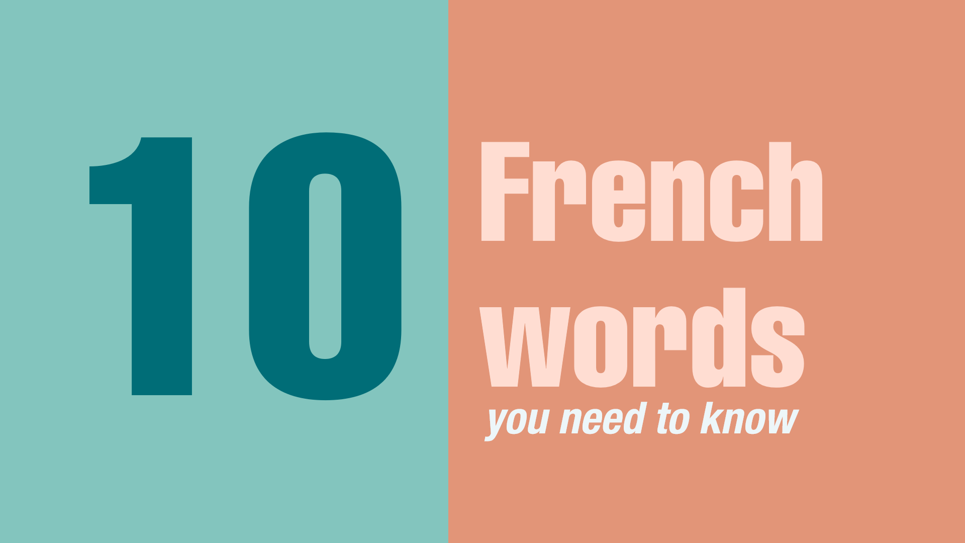 10 French Words (1)