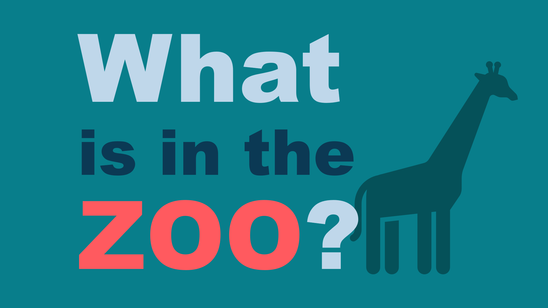 What’s in the Zoo?